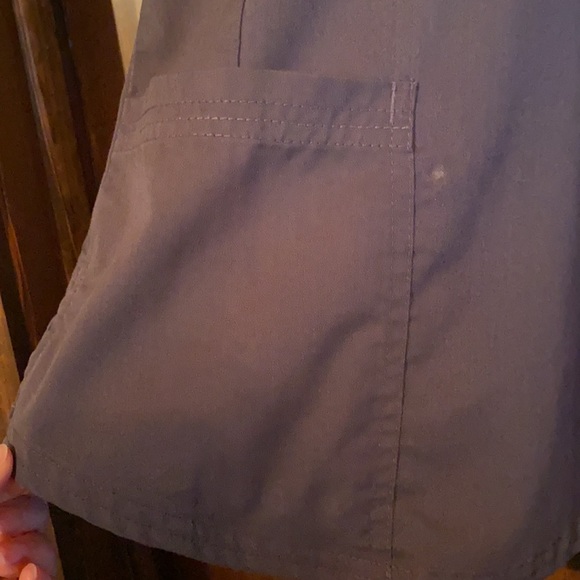 Purple Label by Healing Hands Jane Y-Neck Solid Scrub Top - Picture 3 of 5